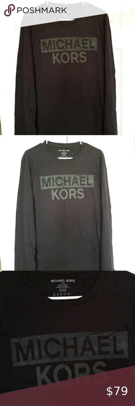 michael kors full sleeve t shirt|Michael Kors long sleeve shirt.